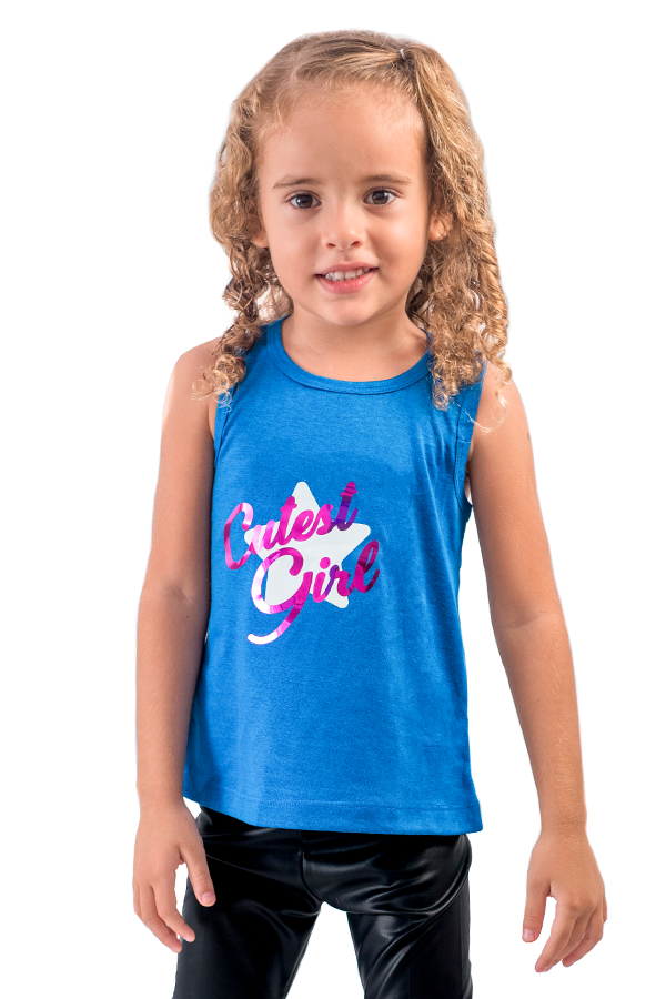 Blusa deportiva para niña, Blusa azul niña, blusa niña, blusa deportes niña, blusa con estampado niña, blusa para niña blusa azul para niña