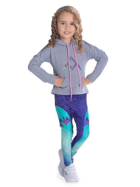 Leggings Deportivos 14231 Historieta Asana Kids