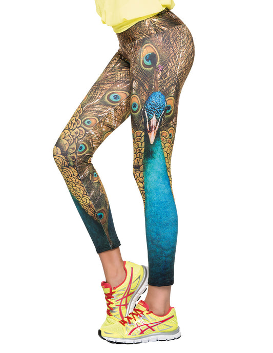 leggin pavoreal, leggings naturaleza, licras, mallas, mallones, pantalones elasticos