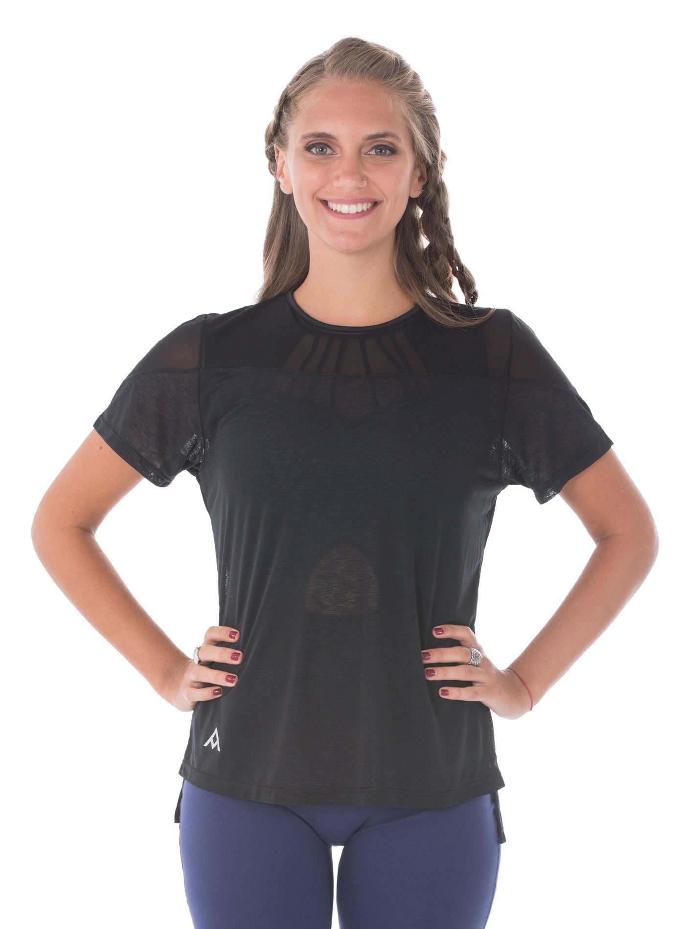 blusa larga fit, blusa deportiva asana sport, asana sport, blusa larga fit, blusa cuello redondo